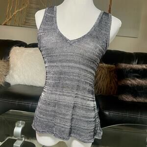 BeBe V neck dressy Tank Top small
